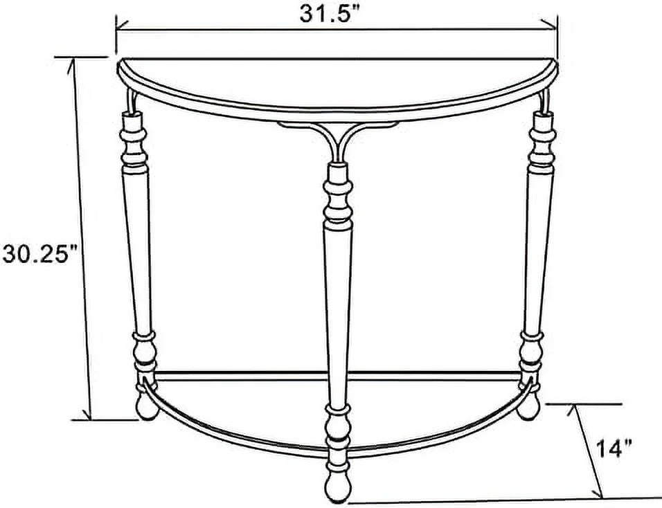 30'' Wood Entryway Table P390828