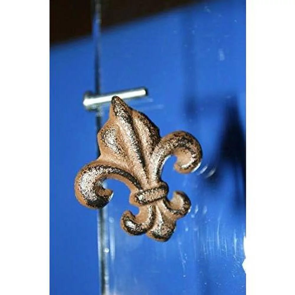 Cast Iron Fleur De Lis Cabinet Knobs, Pack Of 30, 2" C6841