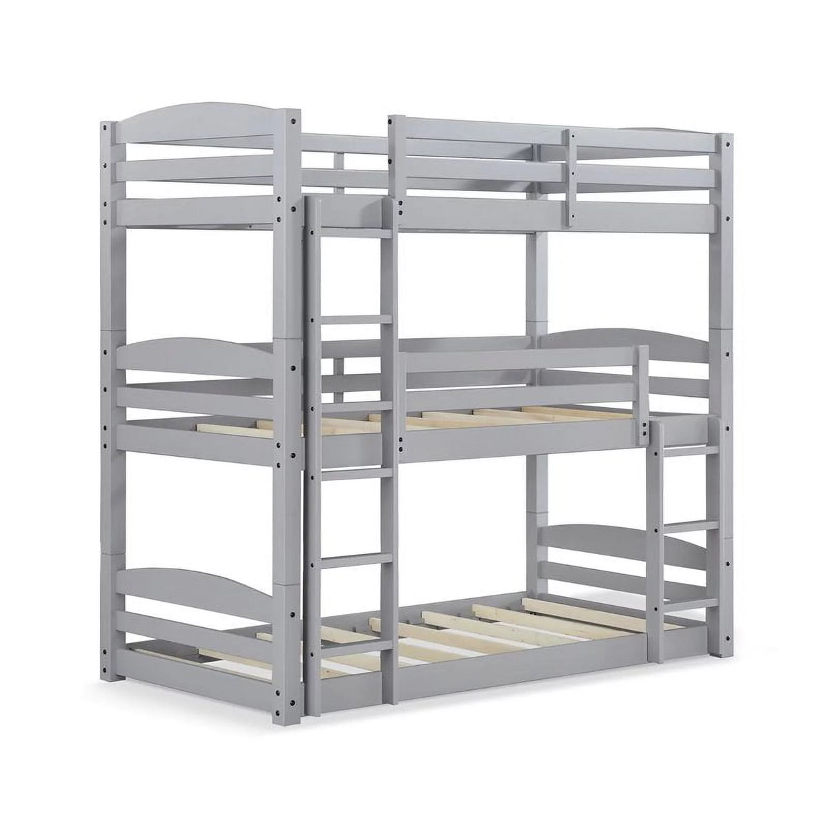 Gray Triple Floor Wood Bunk Bed F988420