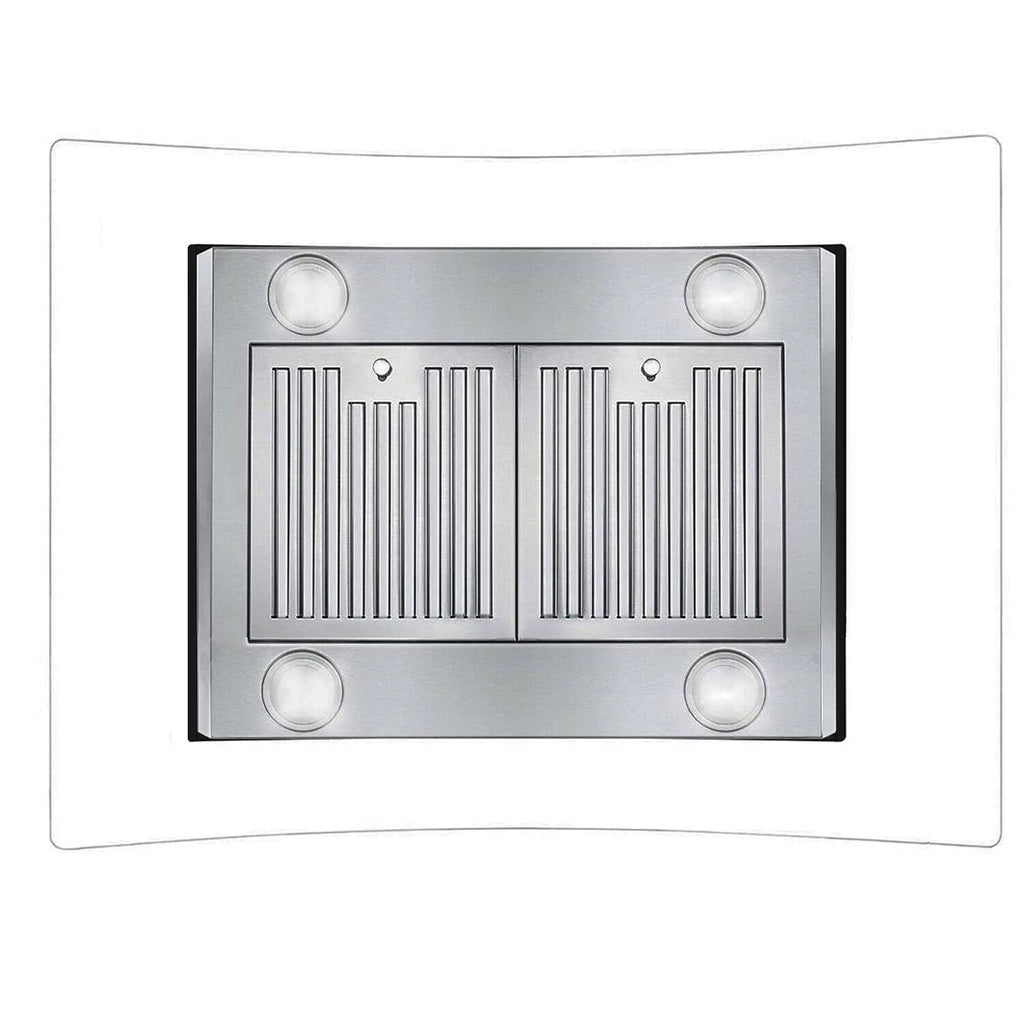 36 inch Island Mount Range Hood 900 CFM with Glass LCD Touch Control H769807
