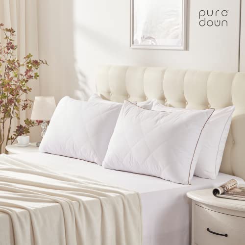 Goose Feathers and Down Pillow Set of 2 Queen F71021