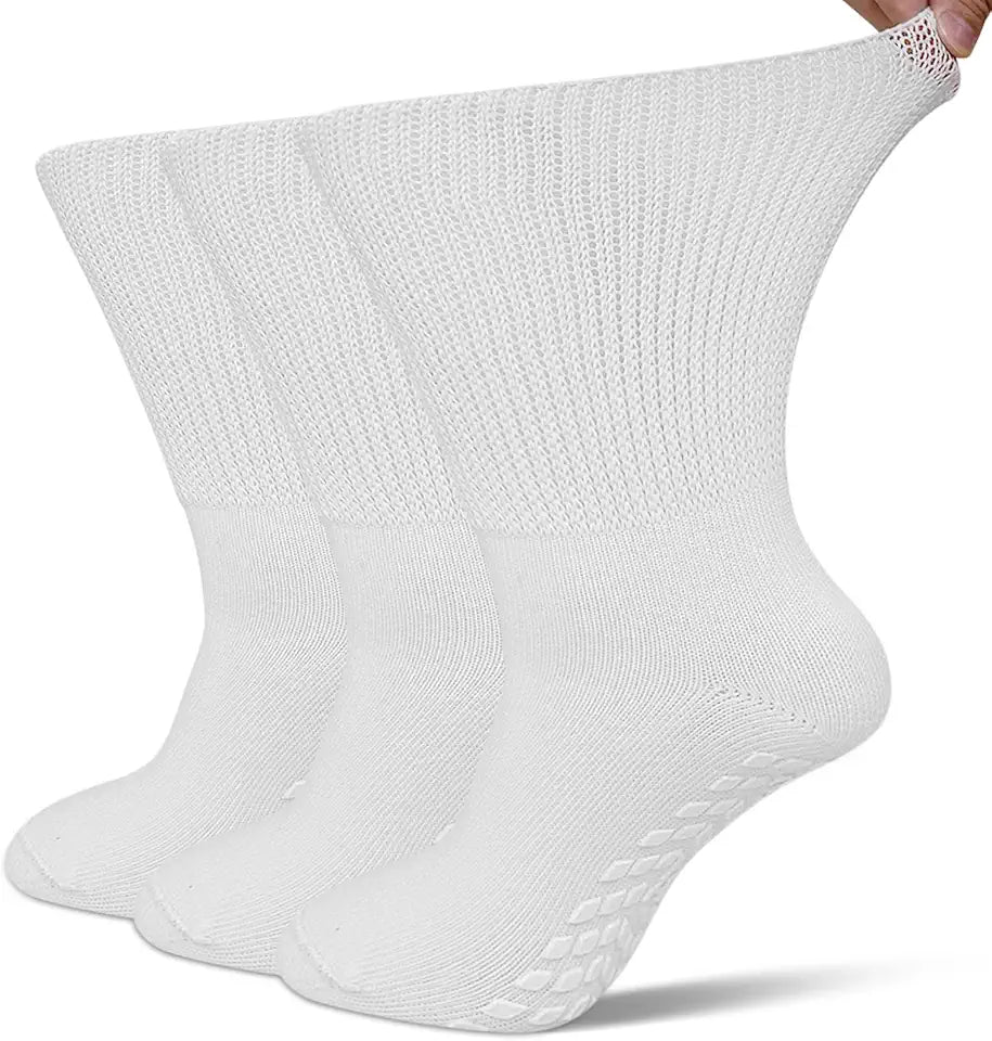 Non-Binding Extra Wide Non Slip Diabetic Socks 9-15 P431953