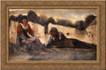 Gold Ornate Wood Framed Canvas Art 24x18 I50842