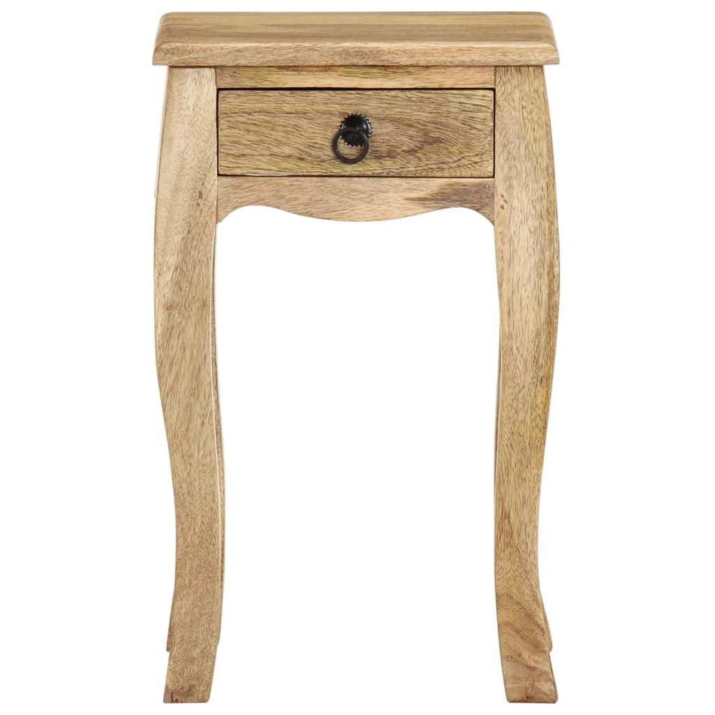 Solid Mango Wood Bed Cabinet Q9313