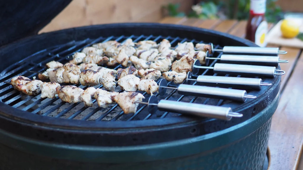 16" Stainless Steel BBQ Skewers 24-Pack Z668