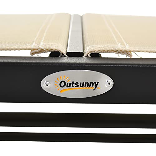 2-Person Outdoor Glider Bench Black R9117