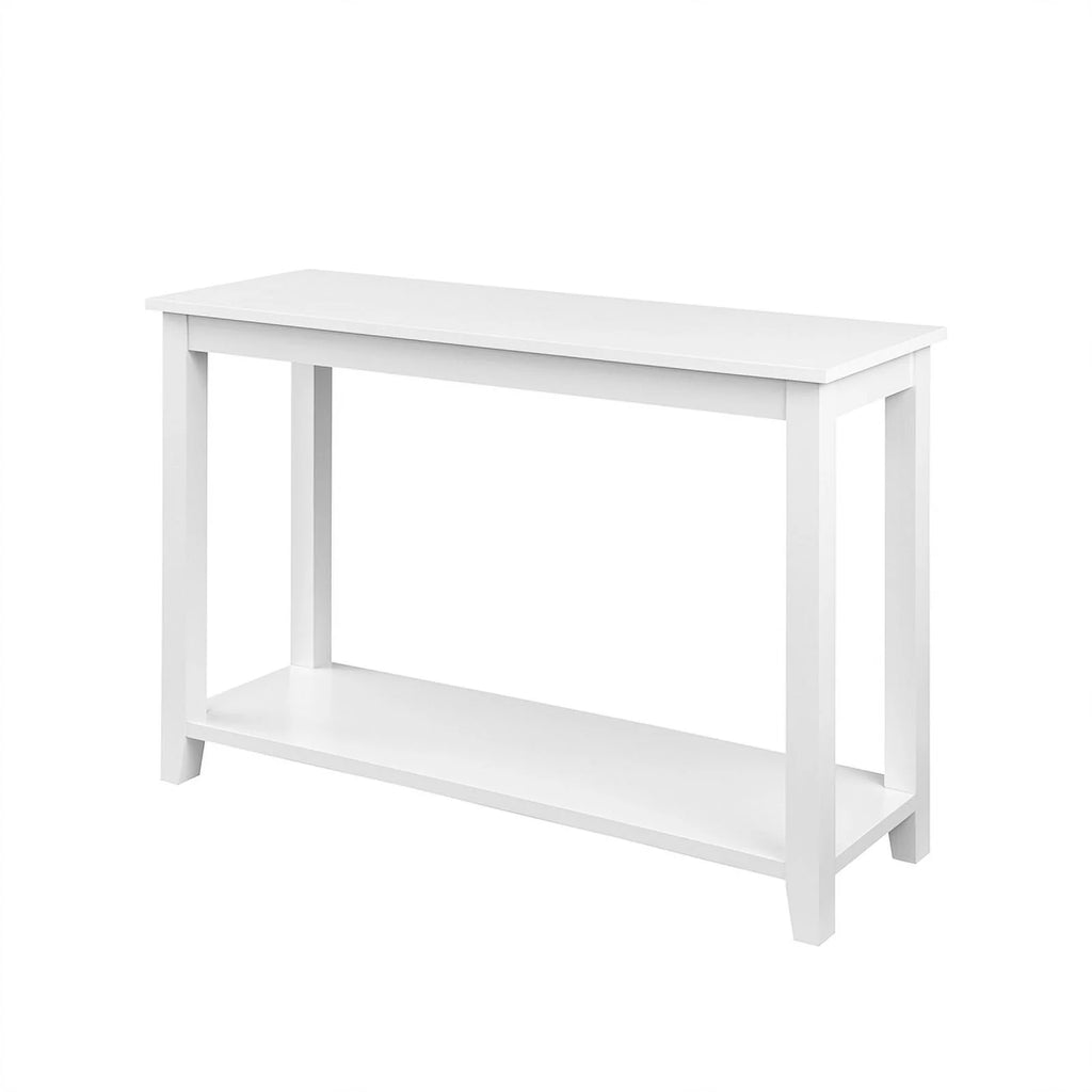 48" Indoor Coastal Wood Sofa Table E195166