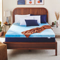 Gel Memory Foam Mattress Topper, King, 3 inch U51277