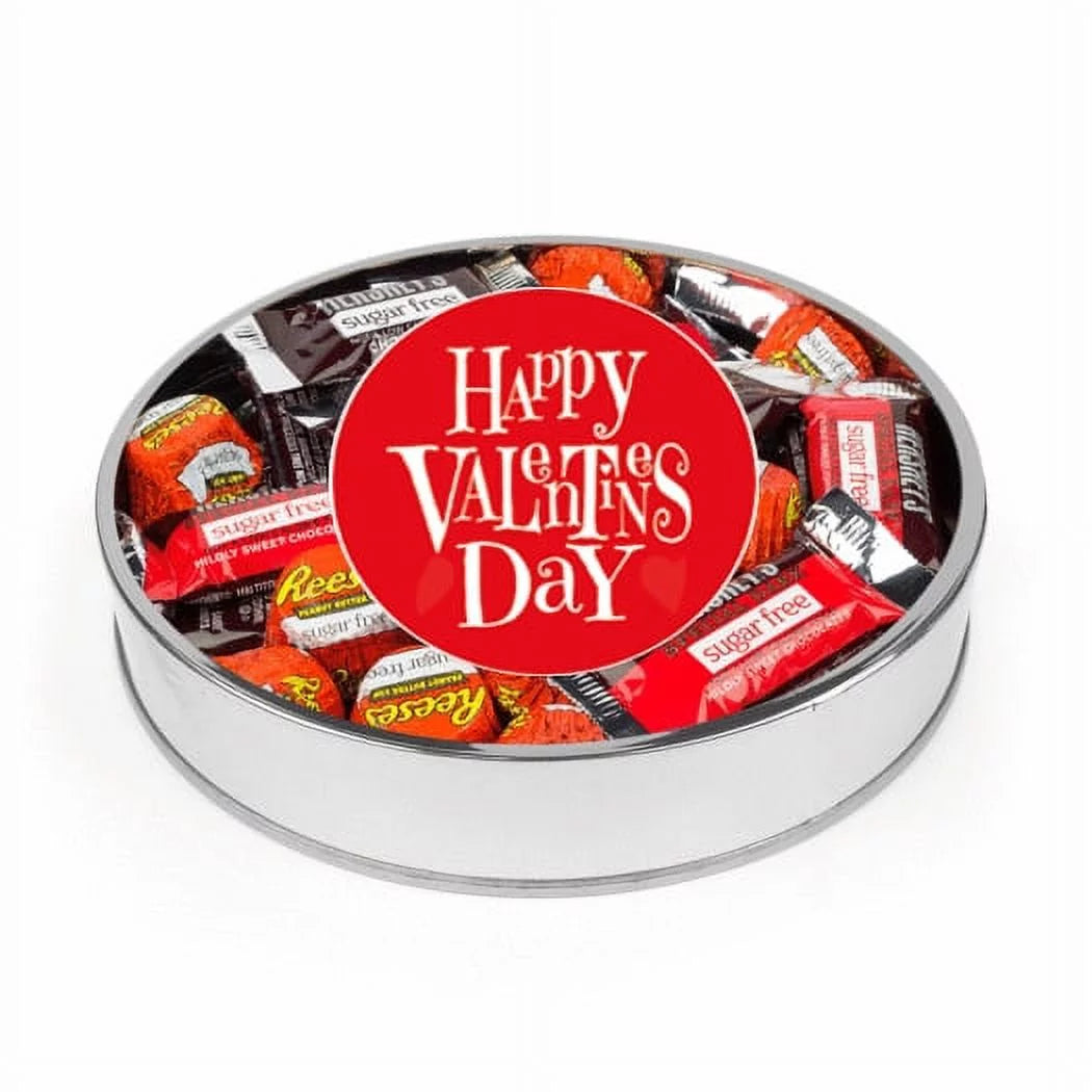 Sugar Free Candy Gift Tin with Chocolate Assortment Y721
