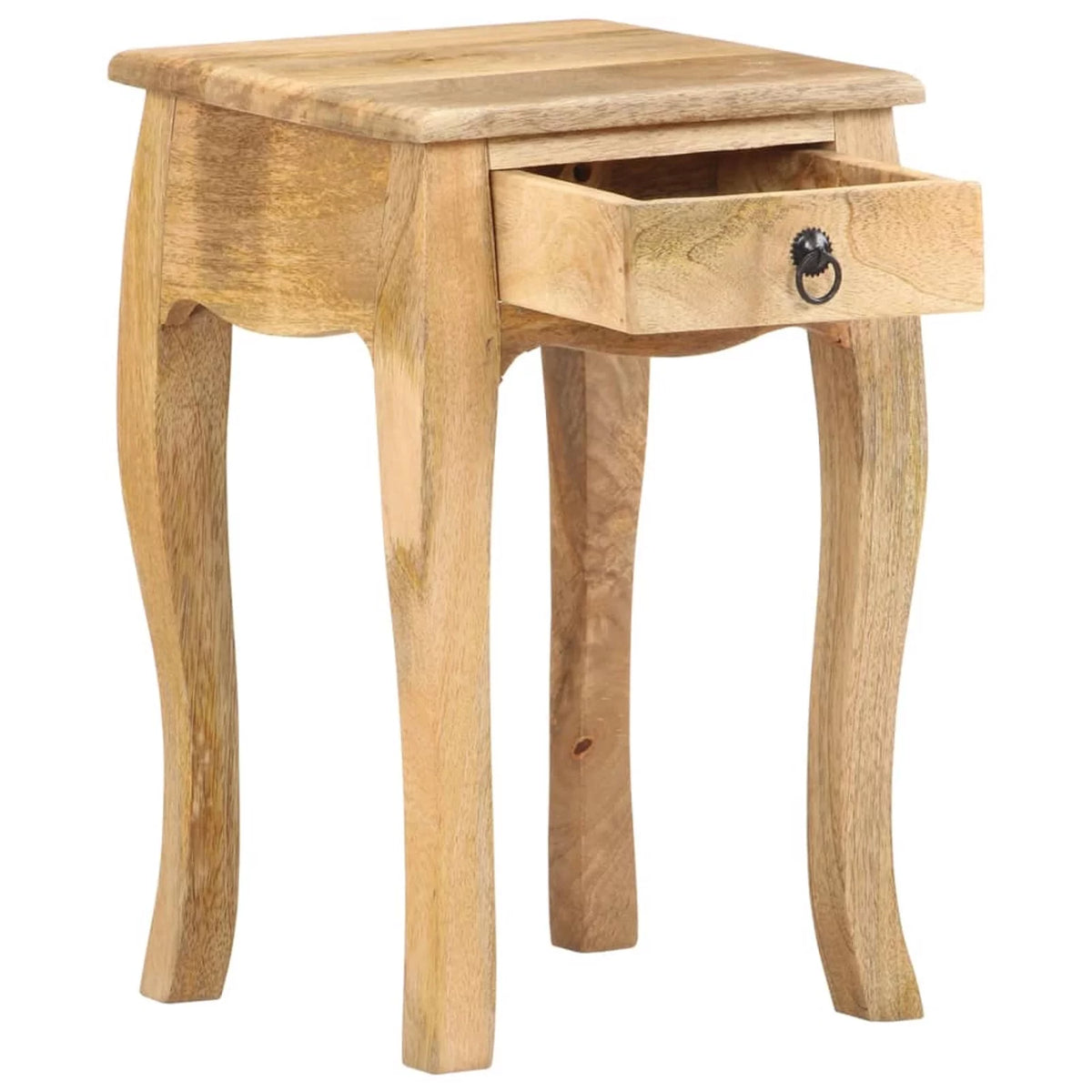 Solid Mango Wood Bed Cabinet Q9313