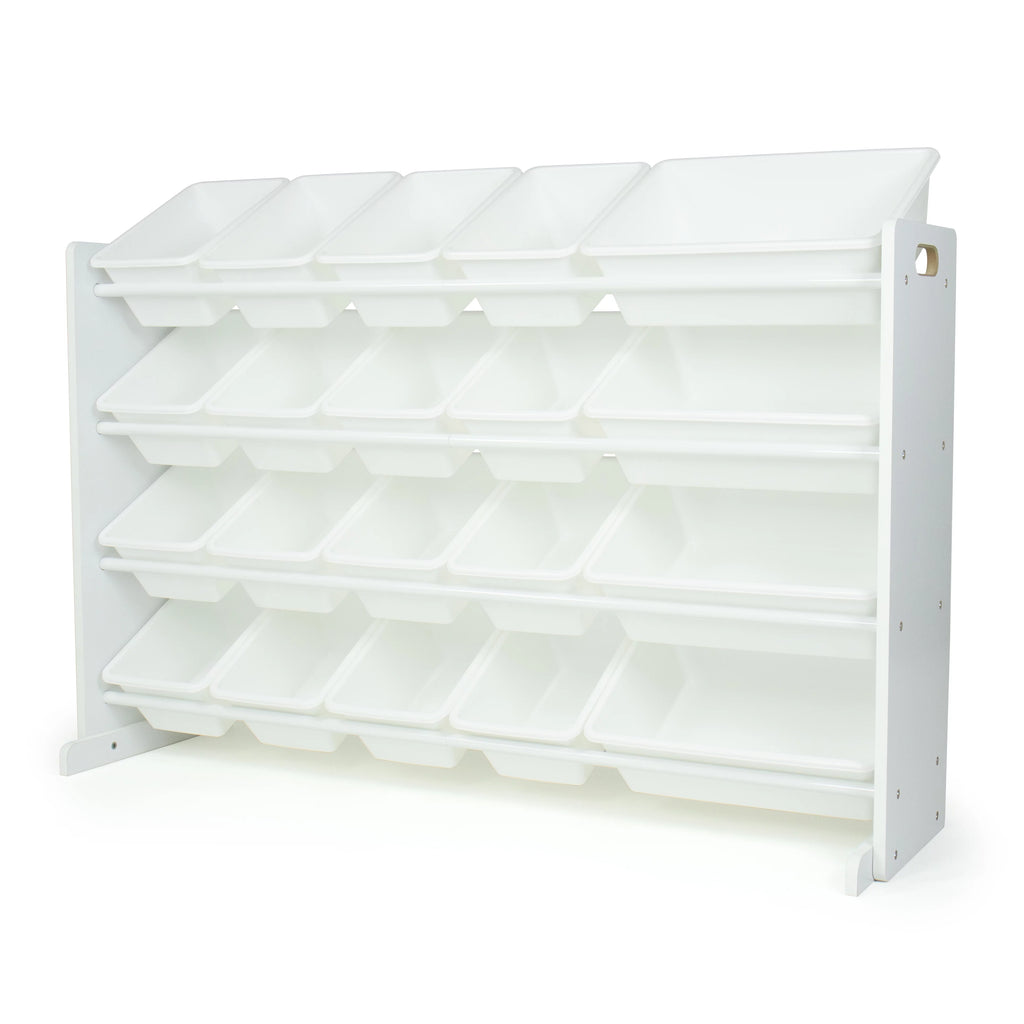 White Extra Large Toy Storage Organizer with 20 Storage Bins C58140