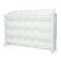 White Extra Large Toy Storage Organizer with 20 Storage Bins C58140