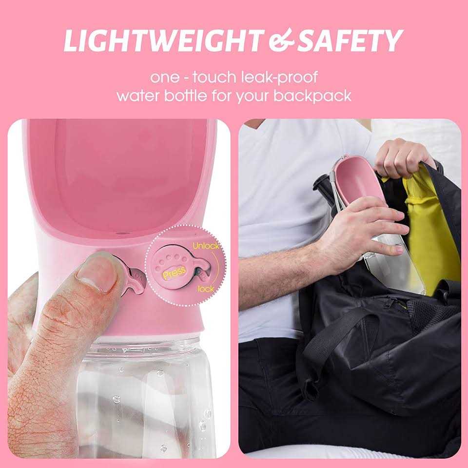 Leak Proof Portable Dog Water Bottle Y4798