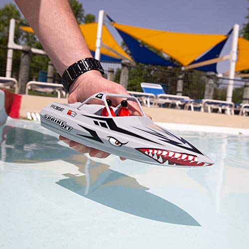 Silver Self-Righting Deep-V Jet Boat C397