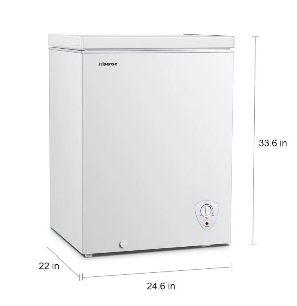 White 5 Cu ft Chest Freezer A865461