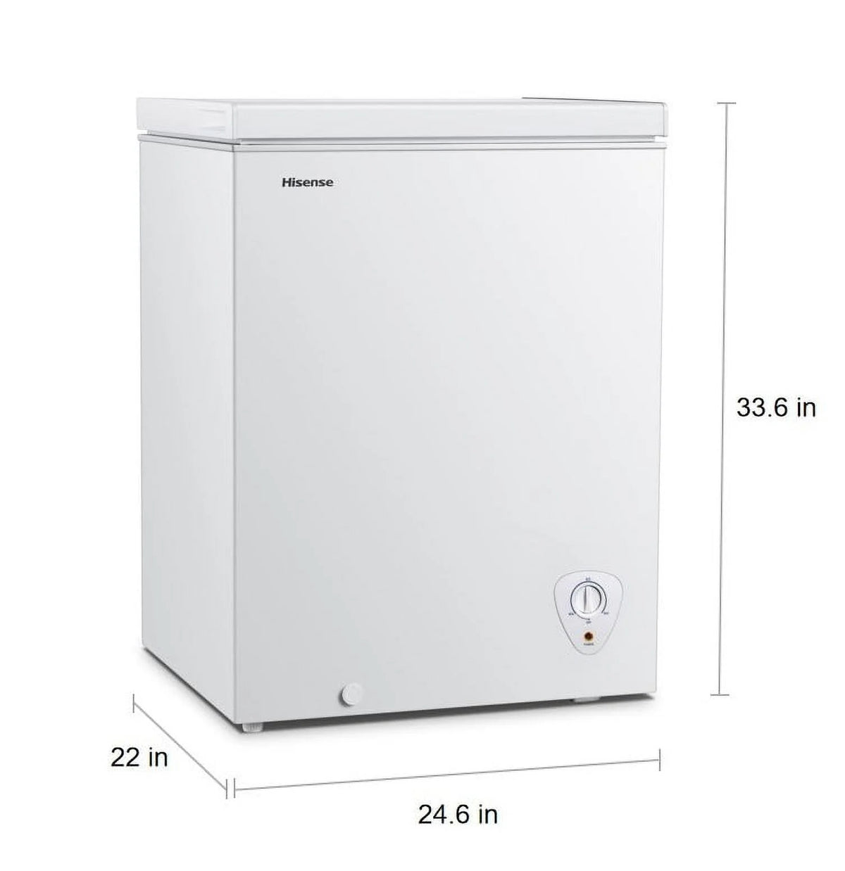 White 5 Cu ft Chest Freezer A865461