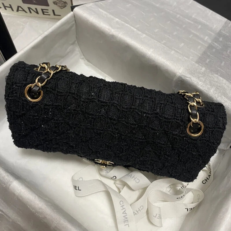 Black Tweed Bag H995