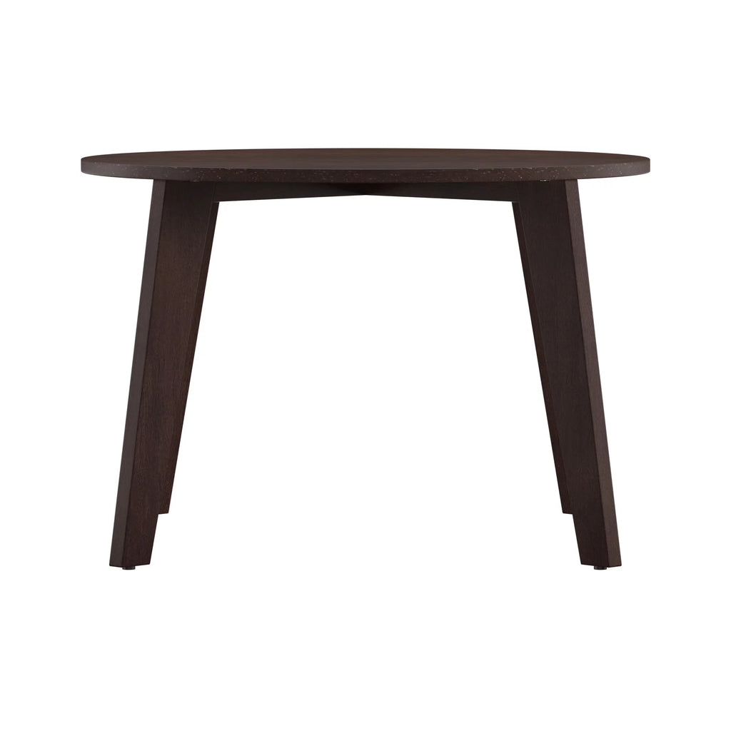 Dark Brown Round Dining Table Y462808