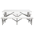 Folding Picnic Table with 2 Bench M88519