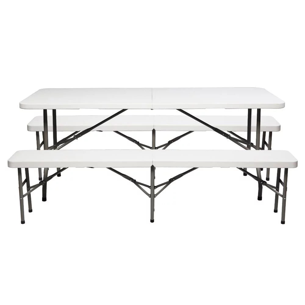 Folding Picnic Table with 2 Bench M88519