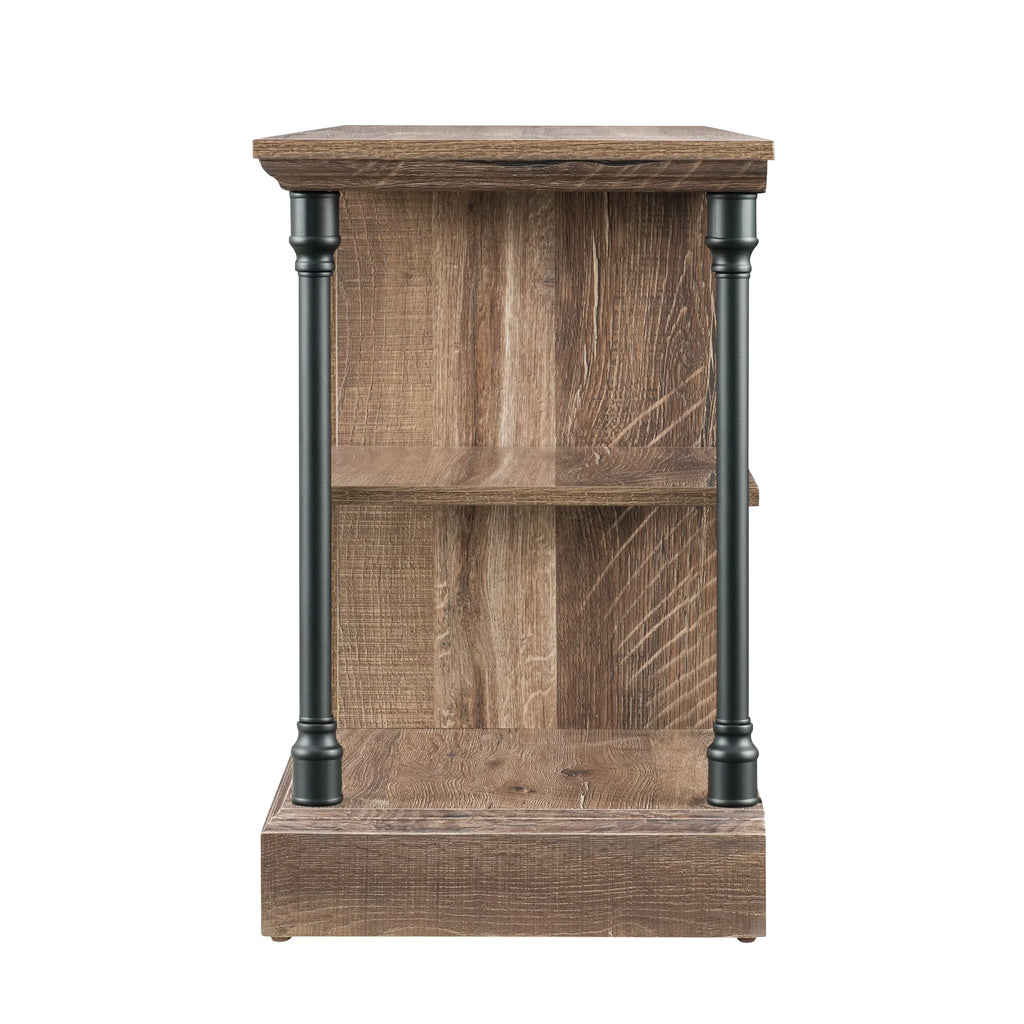 Media Console in Rough Sawn Birch Finish N231822
