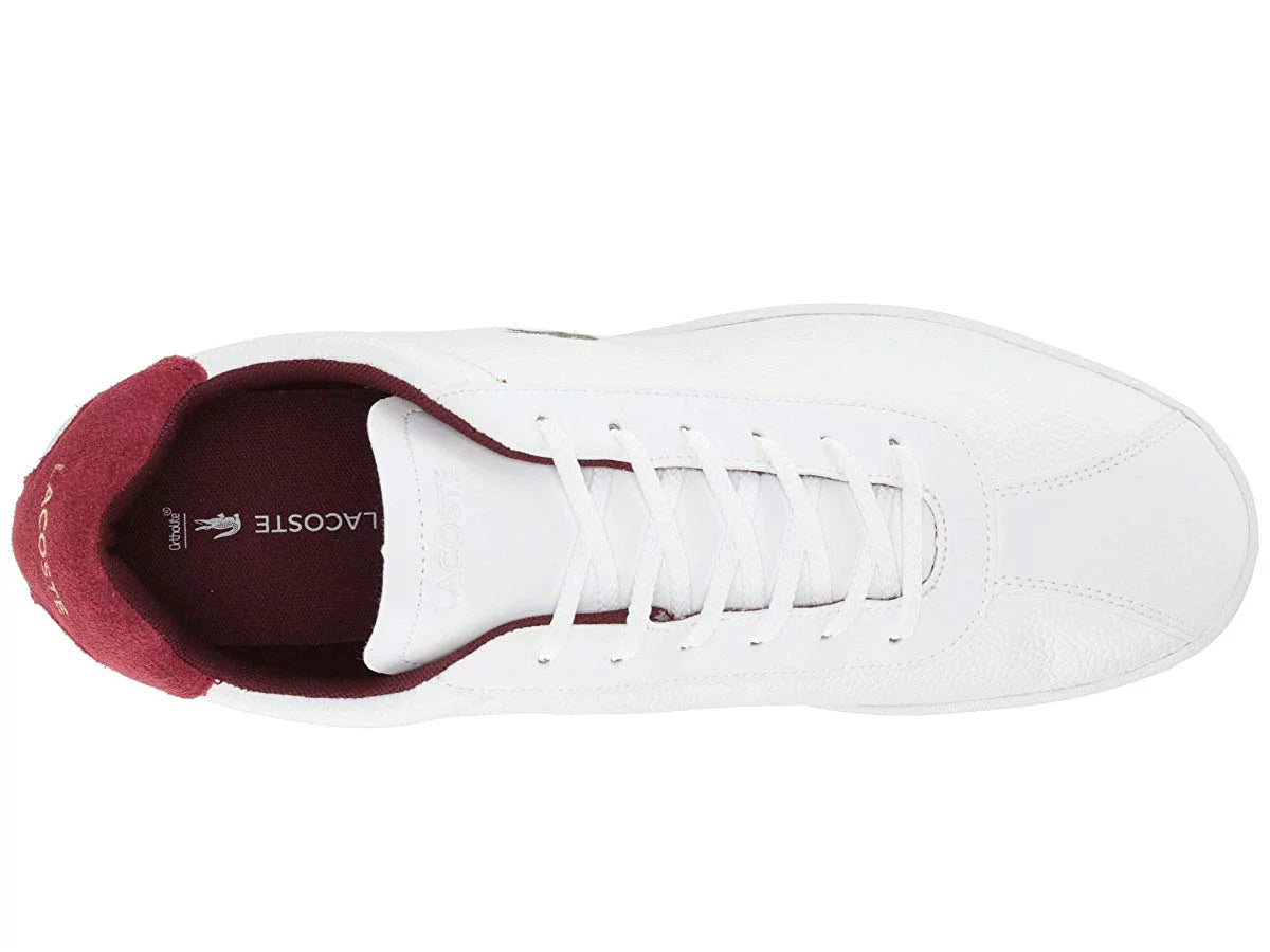 White Dark Red Sneakers O1847