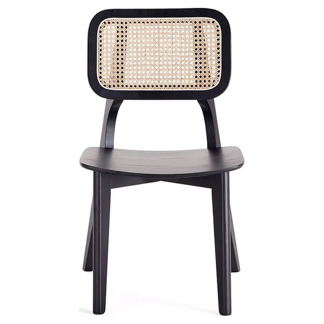 Black Wood Dining Chair Set of 2 M85465