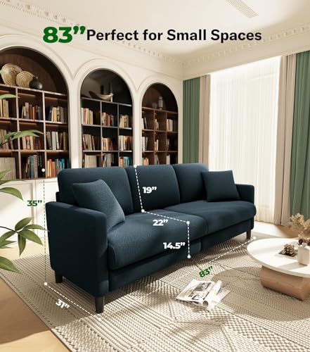 83" Beige Teddy Fleece Loveseat Sofa B588