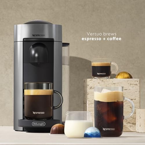 Grey Coffee and Espresso Maker with Milk Frother X432283