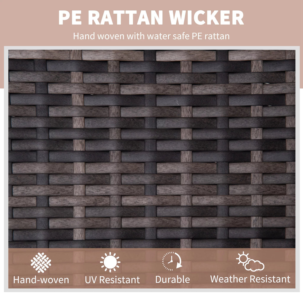Outdoor Recliner Chair PE Wicker N266
