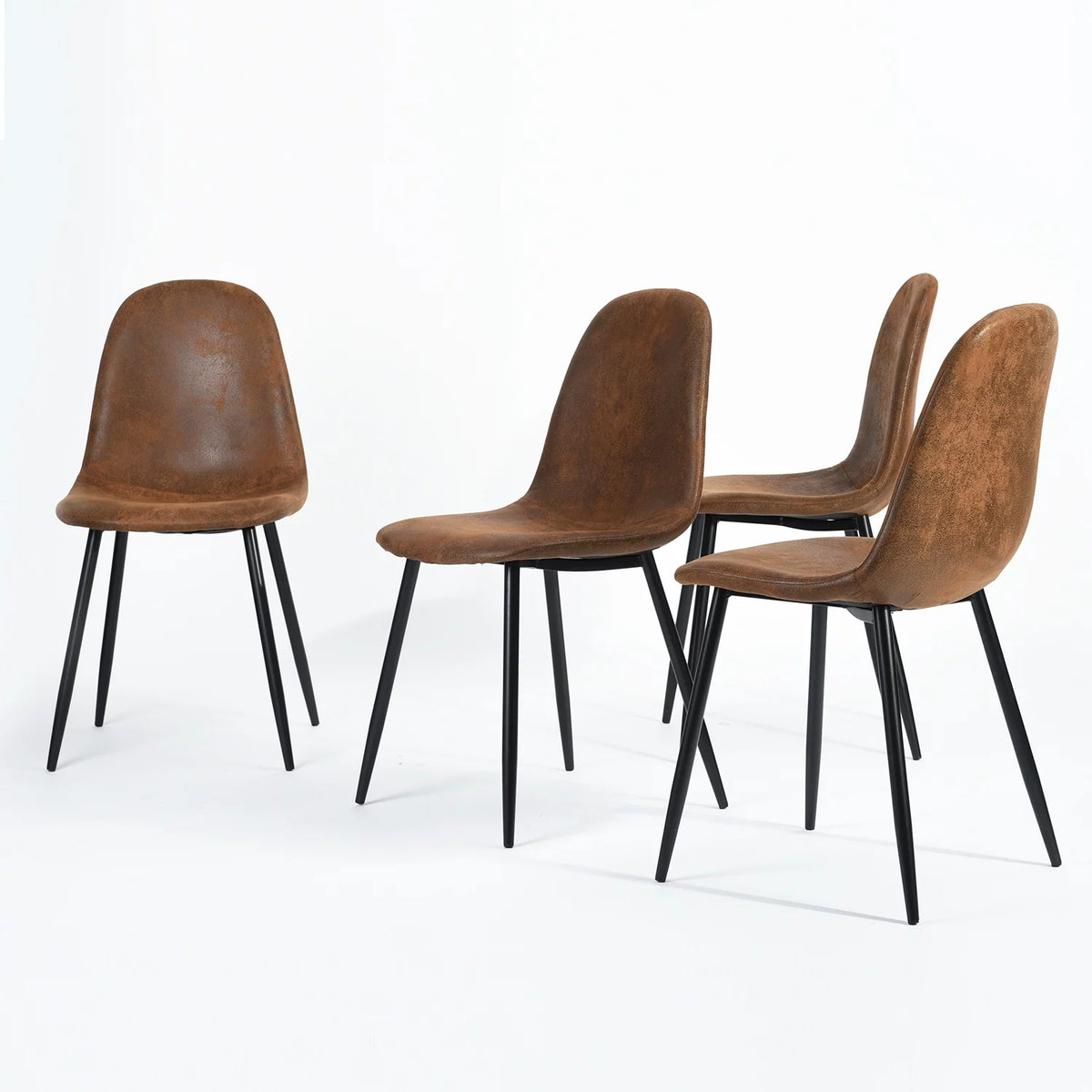 Set of 4 Velvet Chairs W889