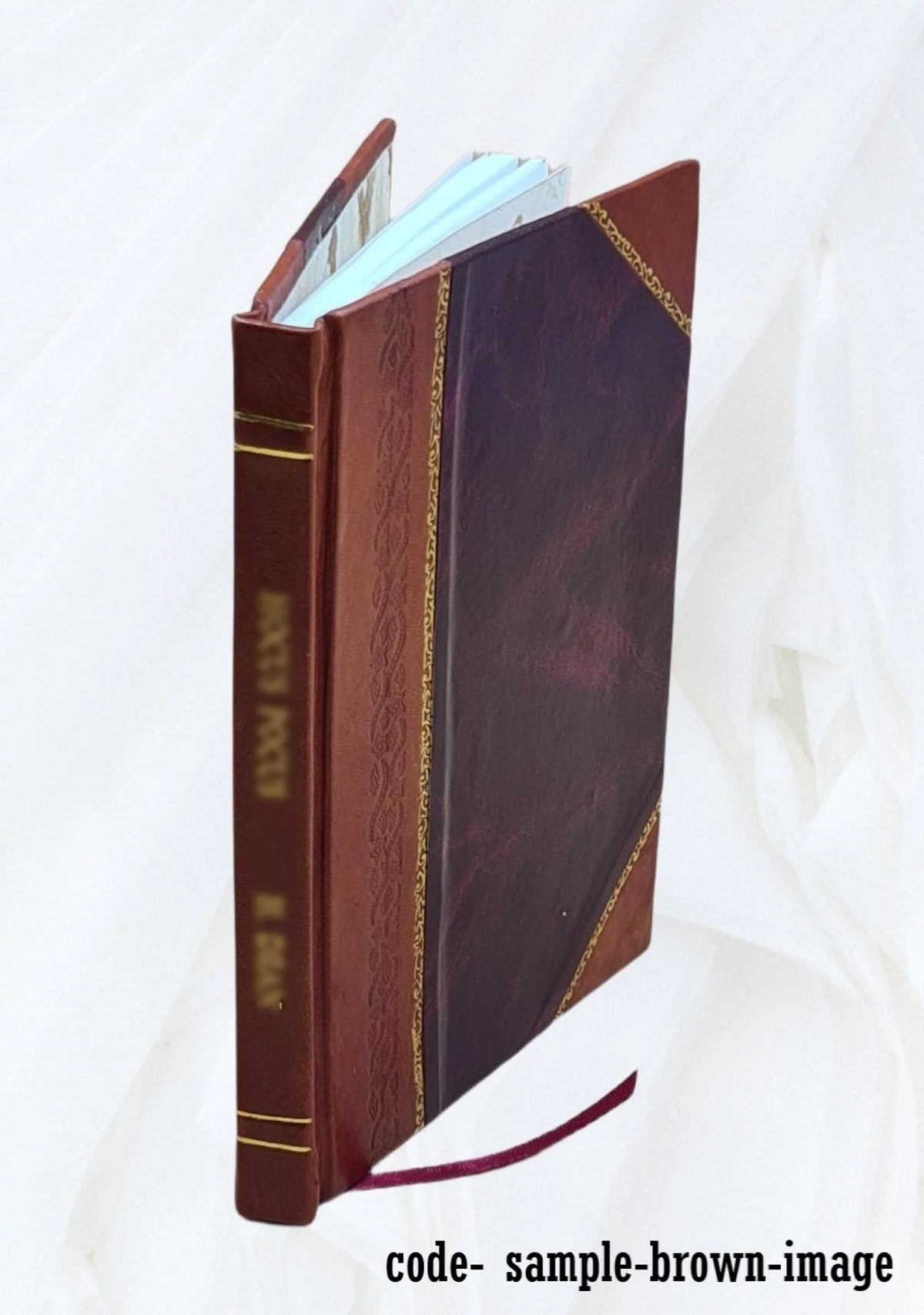 Tables of Interest and Discount with Time Table 1851 Leather Bound N5158