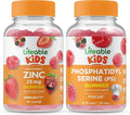 Zinc 25mg Kids Gummies Bundle Gluten Free GMO Free Chewable Gummy Z26752