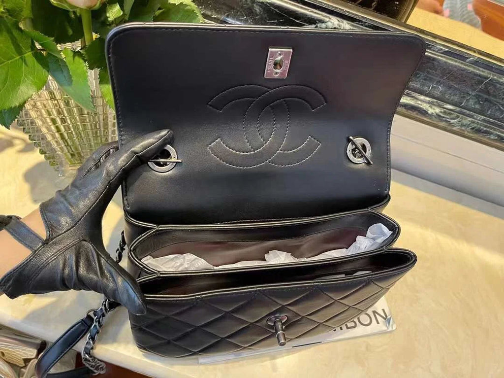 Black Flap Bag K2282