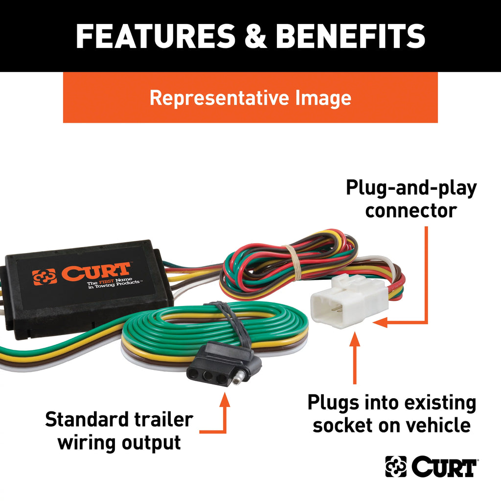 Custom 4-Pin Trailer Wiring Harness L13173