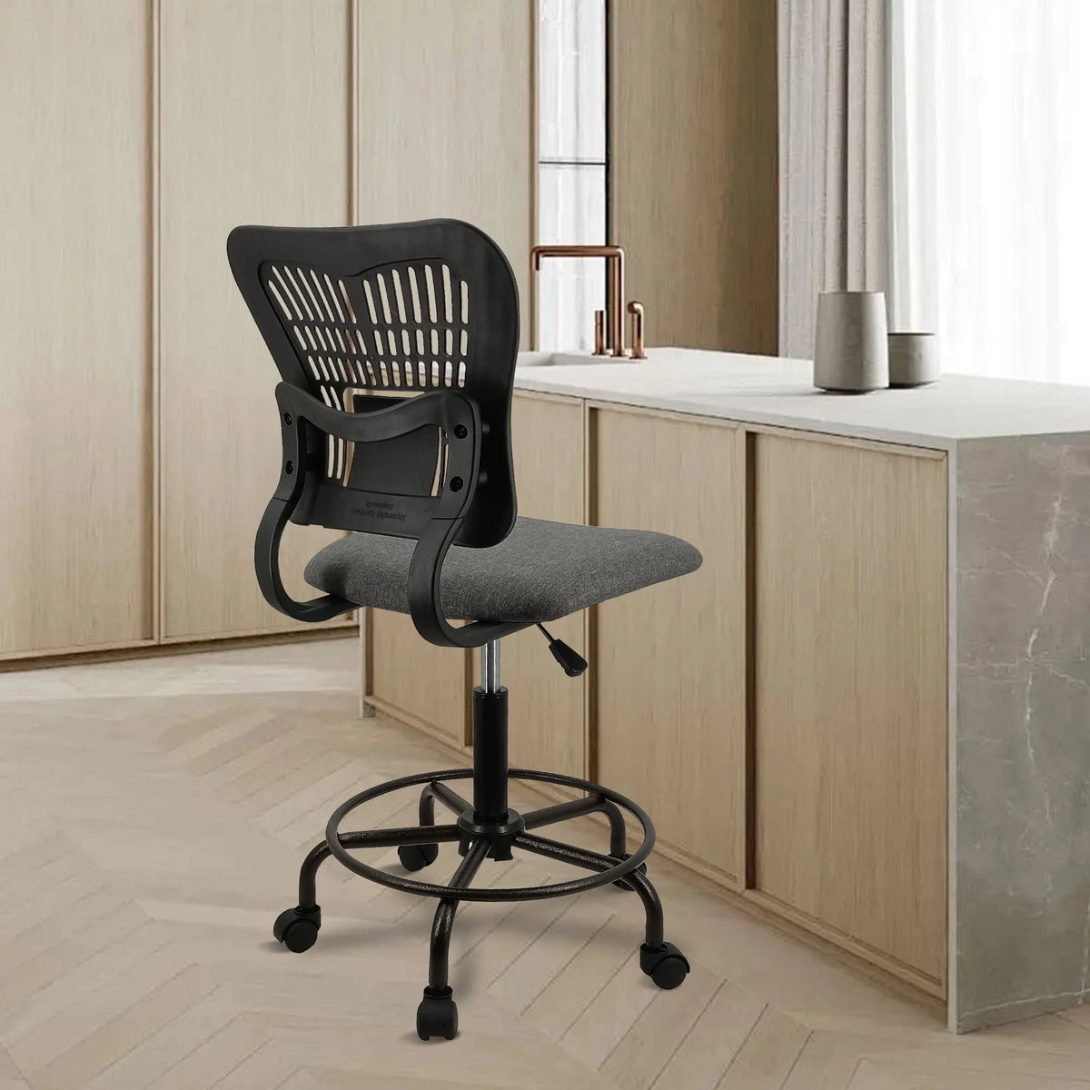 Ergonomic Tall Adjustable Office Drafting Chair J80487