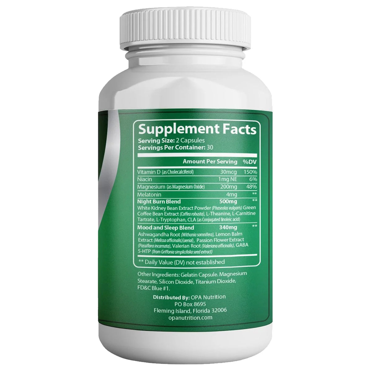 White Kidney Bean, Green Coffee Bean Extracts, L-Carnitine 60 Ct C276