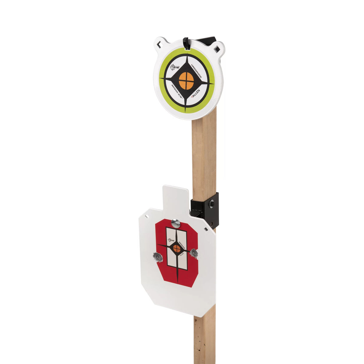 Steel Gong Hanger Target with Recoil Spring, Black R675