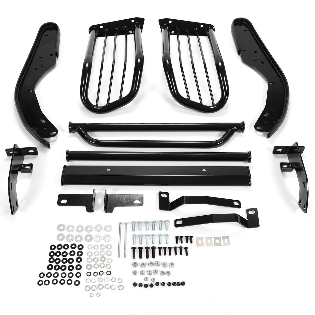 Black Steel Front Bumper Protector Brush Guard Q7022