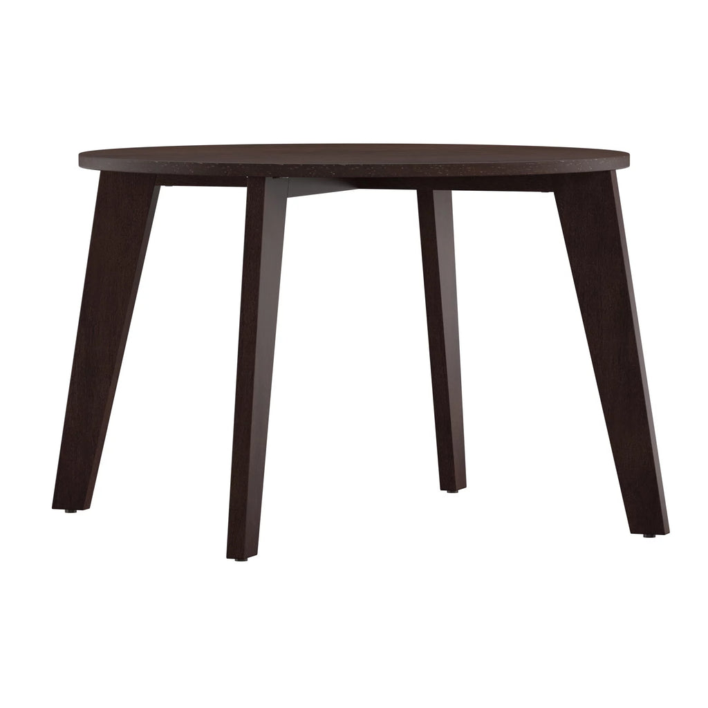 Dark Brown Round Dining Table Y462808