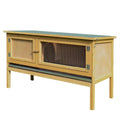 Wooden Rabbit Hutch Z382