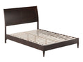 Full Solid Wood Low Profile Sleigh Platform Bed K4983