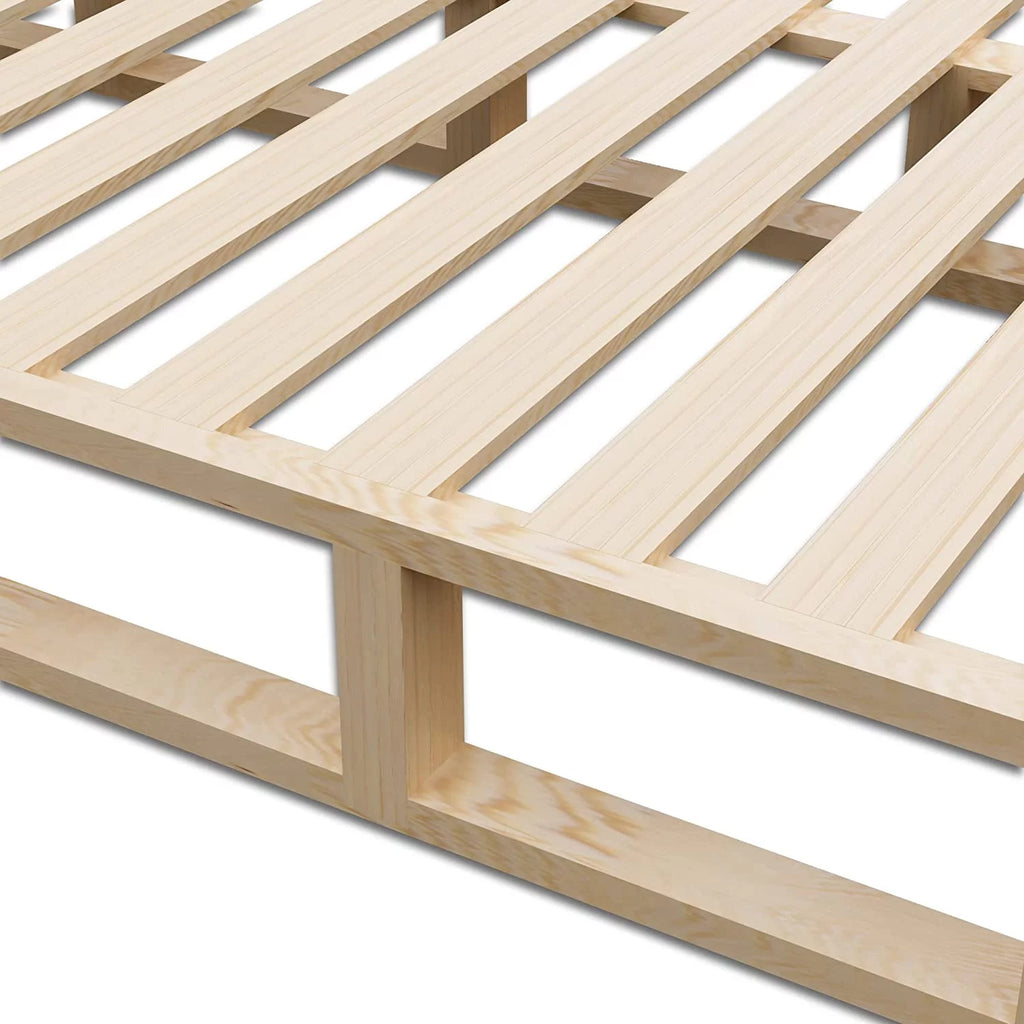 4.5-Inch White Wood Box Spring for Full Mattress V55019