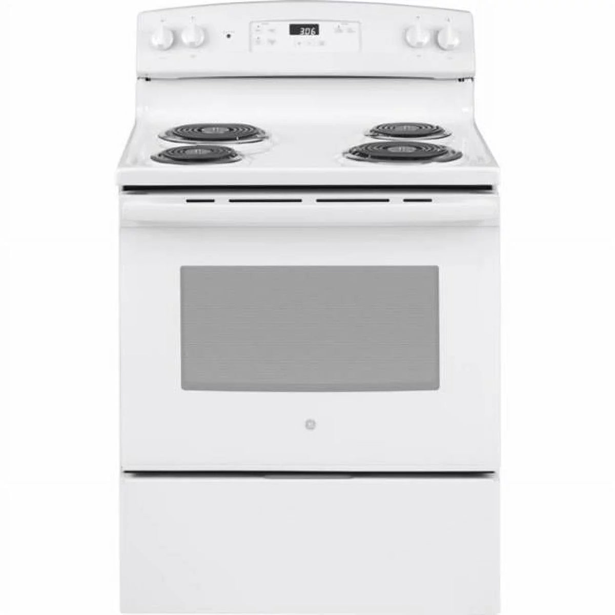 White Natural Gas Electric Range P2094
