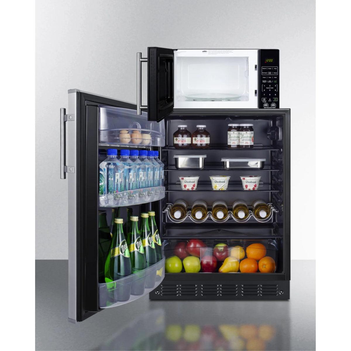 24" Wide 5.5 Cu. Ft. Left Hinge Compact Freezerless Refrigerator L388306