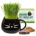 Organic Cat Grass Growing Kit with Mug Planter V713332