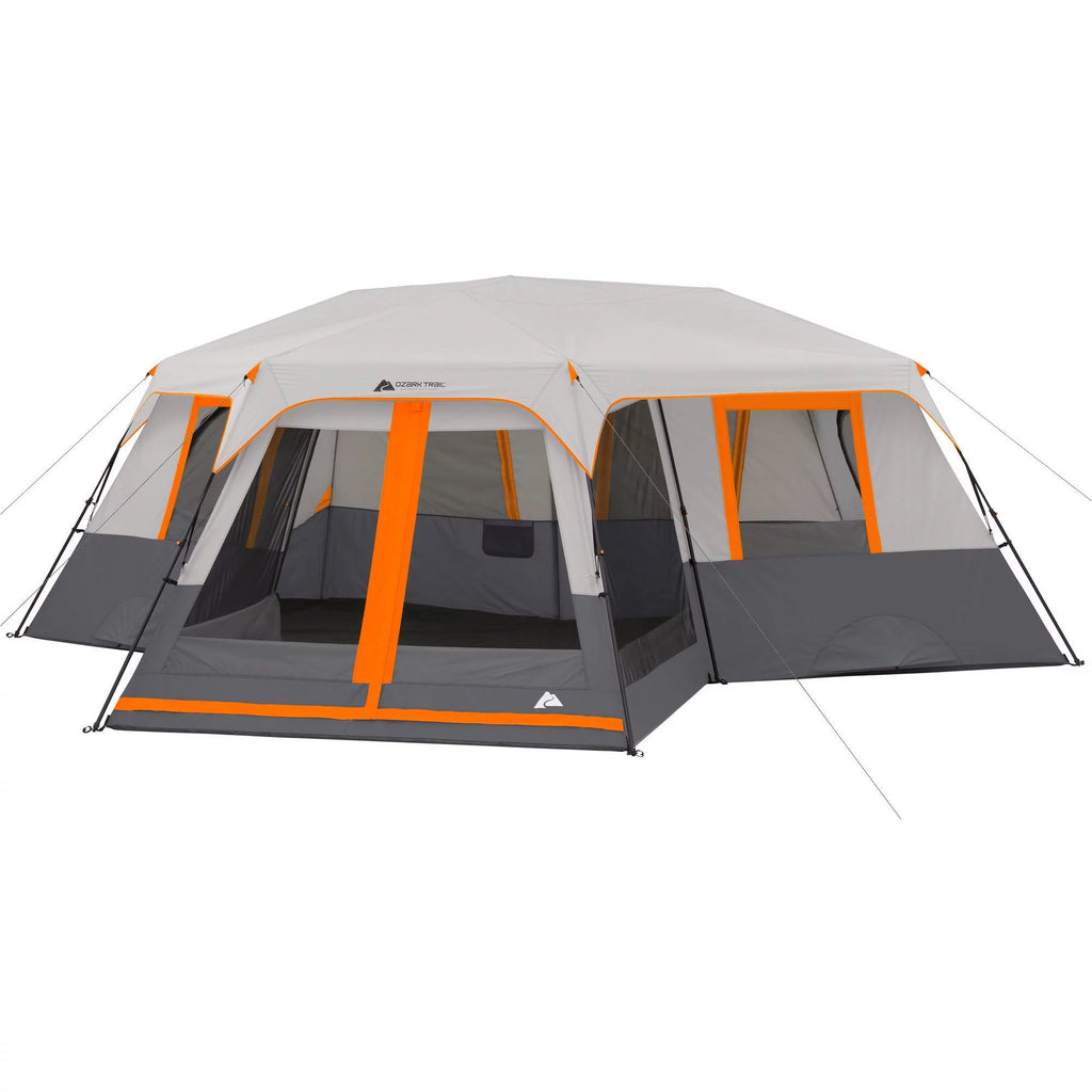 20' x 18' 12-Person 3-Room Instant Cabin Tent with Screen Room D2450
