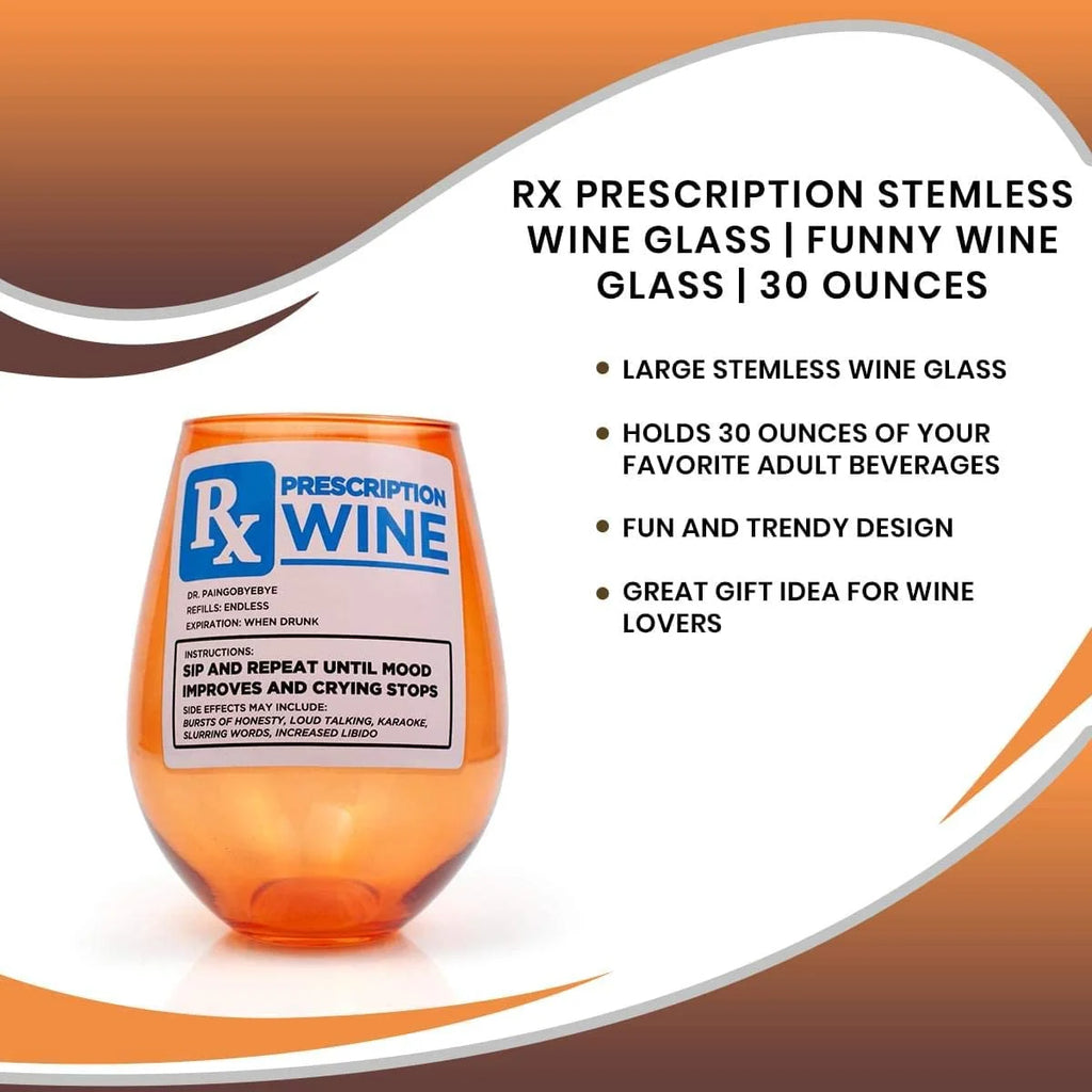 Stemless Wine Glass 30 Ounces U317