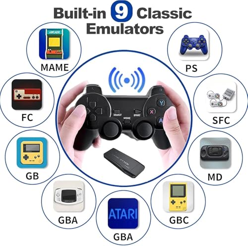 Wireless Retro Handheld Game Console with 20,000+ Games K834065