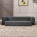 Convertible Futon Sofa Bed Dark Grey A801